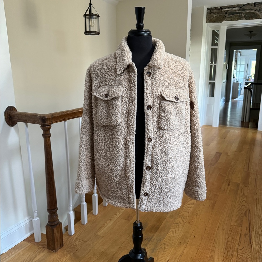 Free Country Cream Teddy Jacket